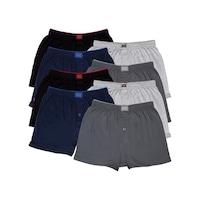 Tutku Penye Erkek Boxer 8'li - Çok Renkli Tutku Penye Erkek Boxer 8'li - Çok Renkli