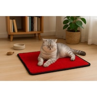 Yumuşak Dokulu Peluş Kedi Halısı 40x40 Cm Kulübe İçi Pofuduk Minder Yumuşak Dokulu Peluş Kedi Halısı 40x40 Cm Kulübe İçi Pofuduk Minder