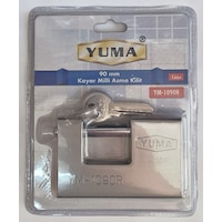 Yuma Kayar Milli Döküm Asma Kilit 90 Mm YM-1090R Yuma Kayar Milli Döküm Asma Kilit 90 Mm YM-1090R