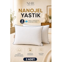 %100 Nanojel Dolgulu Uyku Yastığı 50x70 1200gr / 2 Adet %100 Nanojel Dolgulu Uyku Yastığı 50x70 1200gr / 2 Adet