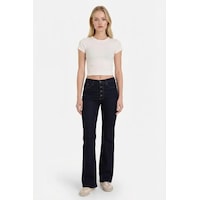 Defacto Mia Flare Fit Normal Bel Düz Paça Uzun Jean Pantolon F9602ax26spnm82 Mavi-nm82 Defacto Mia Flare Fit Normal Bel Düz Paça Uzun Jean Pantolon F9602ax26spnm82 Mavi-nm82