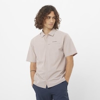 Salomon Xplration Ss Shirt M Erkek Gömlek-29653 Krem Salomon Xplration Ss Shirt M Erkek Gömlek-29653 Krem
