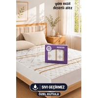 Veluna Desenli Sıvı Geçirmez Kapitone Fitted Alez Ve Yastık Kılıfı Seti Özel Kutulu Gönderim Bej Veluna Desenli Sıvı Geçirmez Kapitone Fitted Alez Ve Yastık Kılıfı Seti Özel Kutulu Gönderim Bej
