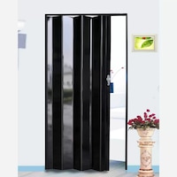 Akordiyon Kapı Siyah,Katlanır Kapı 203x85Cm Akordiyon Kapı Siyah,Katlanır Kapı 203x85Cm