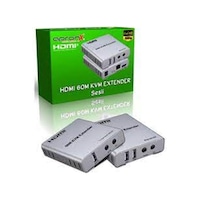 Apronx Apx-120m Cat5e-cat6 120 Metre 4k Kvm Hdmı Extender Beyaz - Siyah Apronx Apx-120m Cat5e-cat6 120 Metre 4k Kvm Hdmı Extender Beyaz - Siyah