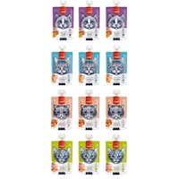 Wanpy 4 Çeşit Karma Taze Kedi Et Ezmesi 12 x 90 G Wanpy 4 Çeşit Karma Taze Kedi Et Ezmesi 12 x 90 G