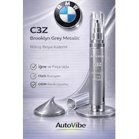 Bmw Rötuş Boya Kalemi C4p Brooklyn Grey Metallic - Brooklyn Gri Metalik 2si1arada Çizik Giderici Bmw Rötuş Boya Kalemi C4p Brooklyn Grey Metallic - Brooklyn Gri Metalik 2si1arada Çizik Giderici
