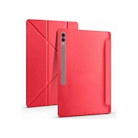 Galaxy Uyumlu Tab S10 Ultra Uyumlu 14.6 İnç Kalem Bölmeli Standlı Tri Folding Tablet Kılıfı Kapaklı Kılıf Galaxy Uyumlu Tab S10 Ultra Uyumlu 14.6 İnç Kalem Bölmeli Standlı Tri Folding Tablet Kılıfı Kapaklı Kılıf