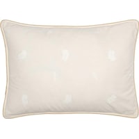 %100 Doğal Yün Saten Biyeli Yastık Beyaz-50X70Cm %100 Doğal Yün Saten Biyeli Yastık Beyaz-50X70Cm