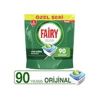 Fairy Hepsi Bir Arada 90 Yıkama Bulaşık Makinesi Deterjanı Kapsülü Özel Seri Fairy Hepsi Bir Arada 90 Yıkama Bulaşık Makinesi Deterjanı Kapsülü Özel Seri