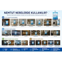 Nem Tutucu Alıcı Rutubet Giderici Önleyici Korozyon Önleyici Koku Giderici 2 Kg (2 Kutu - 4 Paket)