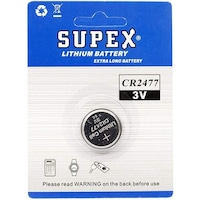 SUPEX CR2477 3V LİTYUM PİL TEKLİ SUPEX CR2477 3V LİTYUM PİL TEKLİ
