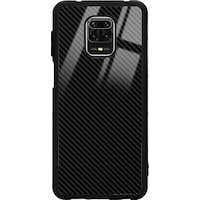 Xiaomi Redmi Note 9 Pro Carbon Tasarımlı Glossy Telefon Kılıfı Siyah Xiaomi Redmi Note 9 Pro Carbon Tasarımlı Glossy Telefon Kılıfı Siyah