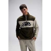 Ellesse Erkek Sweat Em519-kh Koyu Haki Koyu Haki Ellesse Erkek Sweat Em519-kh Koyu Haki Koyu Haki