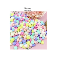 20 Gr 100 Adet Şeker Rengi Akrilik Kalp Boncuklar Renkli Karışık Plastik Pastel Boncuklar Ara Boncuk Kalp Şekilli Kolye Bilezik İçin 20 Gr 100 Adet Şeker Rengi Akrilik Kalp Boncuklar Renkli Karışık Plastik Pastel Boncuklar Ara Boncuk Kalp Şekilli Kolye Bilezik İçin
