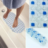 Banyo Duş İçi Kayma Düşme Önleyici Kaydırmaz Paspas 63 x 36 cm As Şeffaf Banyo Duş İçi Kayma Düşme Önleyici Kaydırmaz Paspas 63 x 36 cm As Şeffaf