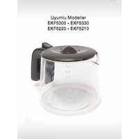 Electrolux Uyumlu EKF5300 - EKF5330 Kahve Makinesi Cam Demlik Electrolux Uyumlu EKF5300 - EKF5330 Kahve Makinesi Cam Demlik