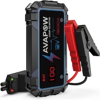 Avapow A07 12800mAh 1500A Jump Starter Taşınabilir Akü Takviye Kiti (Powerbank-QC3.0 + LCD + LED Işık) Avapow A07 12800mAh 1500A Jump Starter Taşınabilir Akü Takviye Kiti (Powerbank-QC3.0 + LCD + LED Işık)