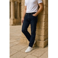 Cedy Denim Xcedy Premium Yüksek Kalite Erkek Klasik 5 Cep Yüksek Bel Regularfit Esnek Boru Paça Pantolon Lacıvert Cedy Denim Xcedy Premium Yüksek Kalite Erkek Klasik 5 Cep Yüksek Bel Regularfit Esnek Boru Paça Pantolon Lacıvert
