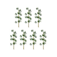 Cihan Çiçekçilik Yapay Yoğun Yapraklı 110 Cm 7 Adet Dekoratif Bambu Çubuğu Islak Doku Yeşil Cihan Çiçekçilik Yapay Yoğun Yapraklı 110 Cm 7 Adet Dekoratif Bambu Çubuğu Islak Doku Yeşil