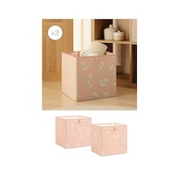 Ocean Home Textile 2'li Çocuk Odası Deniz Kızı Kutu Set 33 X 30 X 33 Cm Pudra Ocean Home Textile 2'li Çocuk Odası Deniz Kızı Kutu Set 33 X 30 X 33 Cm Pudra