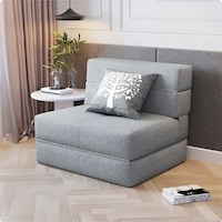 Good Night Twix Tek Kişilik Katlanır Yataklı Koltuk 72cm Gri Good Night Twix Tek Kişilik Katlanır Yataklı Koltuk 72cm Gri