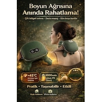 Merwish Boyun Masaj Aleti Isıtmalı Servikal Masaj Cihazı Kablosuz Taşınabilir Çift Bölge Isıtma Ergonomik Tasarım Md670 Koyu Yeşil Merwish Boyun Masaj Aleti Isıtmalı Servikal Masaj Cihazı Kablosuz Taşınabilir Çift Bölge Isıtma Ergonomik Tasarım Md670 Koyu Yeşil