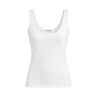 Vadon 1008 Kadın Pamuklu U Yaka Askılı Yumuşak Dokulu Basic Kolsuz Atlet Body Beyaz