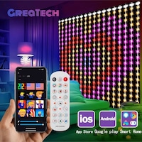 Led Işıklı Akıllı Perde Animasyonlu Uzaktan Kumanda Sevgili Eğlence Parti Yılbaşı 2x2 Mtr 400 Ledli Çok Renkli Led Işıklı Akıllı Perde Animasyonlu Uzaktan Kumanda Sevgili Eğlence Parti Yılbaşı 2x2 Mtr 400 Ledli Çok Renkli