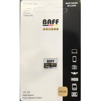 Baff 64 Gb Micro Sdxc Hafıza Kartı - 4k Video Kayıt Destekli U3 A2 V30 Kamera, Güvenlik Kamerası Ve Araç Içi Kamera Kartı Baff 64 Gb Micro Sdxc Hafıza Kartı - 4k Video Kayıt Destekli U3 A2 V30 Kamera, Güvenlik Kamerası Ve Araç Içi Kamera Kartı