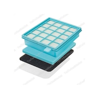Philips Uyumlu Fc 9323 Powerpro Compact Hepa Filtre Seti (347325312) Philips Uyumlu Fc 9323 Powerpro Compact Hepa Filtre Seti (347325312)
