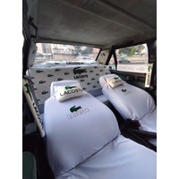 Lacoste Beyaz Ön Arka Servis Kılıfı Takım , İkili Yastık , İkili Kemer Kılıfı , Sırt Havlusu , Torpi Lacoste Beyaz Ön Arka Servis Kılıfı Takım , İkili Yastık , İkili Kemer Kılıfı , Sırt Havlusu , Torpi