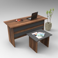 Robin Home Verona Ab Ofis Büro Masa Takımı Barok-gri Robin Home Verona Ab Ofis Büro Masa Takımı Barok-gri