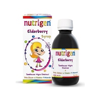 Nutrigen Elderberry Kara Mürver Beta Glukon 200 Ml Şurup Nutrigen Elderberry Kara Mürver Beta Glukon 200 Ml Şurup