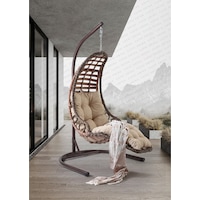 Capri Swing Bodrum Tekli Rattan Bahçe Salıncağı Balkon Salıncağı Renkli Capri Swing Bodrum Tekli Rattan Bahçe Salıncağı Balkon Salıncağı Renkli