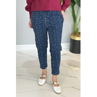 Missemramiss Taşlı Denim Pantolon 4810 Lacivert Missemramiss Taşlı Denim Pantolon 4810 Lacivert