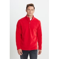 AC&Co / Altınyıldız Classics Anti-Pilling Tüylenme Yapmayan Bato Yaka Erkek Polar Sweatshirt 4A5221100016KMZXXL Kırmızı AC&Co / Altınyıldız Classics Anti-Pilling Tüylenme Yapmayan Bato Yaka Erkek Polar Sweatshirt 4A5221100016KMZXXL Kırmızı
