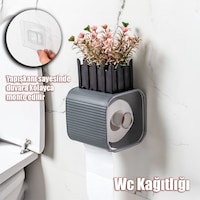 Porsima 2042 Yapışkanlı Banyo Tuvalet Kağıtlığı Peçetelik Porsima 2042 Yapışkanlı Banyo Tuvalet Kağıtlığı Peçetelik