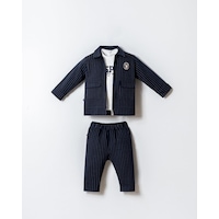 U.S. Polo Assn. Erkek Bebek 3 Lü Takım Lacivert-2290 Lacivert U.S. Polo Assn. Erkek Bebek 3 Lü Takım Lacivert-2290 Lacivert