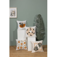 Elart Daisy Kırlent Kılıfı 4 Adet 40x40 Cm Renksiz Elart Daisy Kırlent Kılıfı 4 Adet 40x40 Cm Renksiz