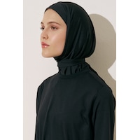 Manuka Tesettür Mayo Bone Siyah Siyah Manuka Tesettür Mayo Bone Siyah Siyah