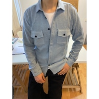 Turkuaz Erkek Slim Fit Düğmeli Yaka Çift Cepli Düz Oduncu Gömlek Turkuaz Turkuaz Erkek Slim Fit Düğmeli Yaka Çift Cepli Düz Oduncu Gömlek Turkuaz