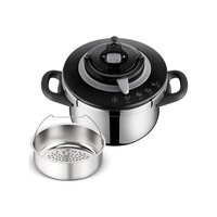 Tefal P4550632 Clipso+ Chef 4.5 Litre 4 Pişirme Programlı Düdüklü Tencere - 1510002661 Inox Tefal P4550632 Clipso+ Chef 4.5 Litre 4 Pişirme Programlı Düdüklü Tencere - 1510002661 Inox