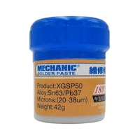 Krem Sıvı Lehim Mechanic Solder Paste 42 GR XGSP50 183 Derece Krem Sıvı Lehim Mechanic Solder Paste 42 GR XGSP50 183 Derece