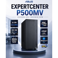 Asus ExpertCenter P500MV-C721016512G0DRNP05 Core 7 240H 16 GB 512 GB SSD W11P Masaüstü Bilgisayar