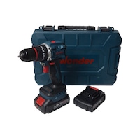 Wonder WAM27S 20V 2.0AH Li-ion Çift Akülü Kömürsüz Darbeli Matkap Wonder WAM27S 20V 2.0AH Li-ion Çift Akülü Kömürsüz Darbeli Matkap