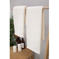 Newnoa 2'li Yüz Havlusu 50x90 - Krem Krem Newnoa 2'li Yüz Havlusu 50x90 - Krem Krem