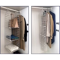 Lerato Dolap Içi Düzenleyici Plastik Raf Organizer Lerato Dolap Içi Düzenleyici Plastik Raf Organizer