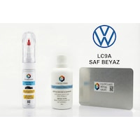 Volkswagen Lc9a Saf Beyaz Rötuş Seti - 2 Si 1 Arada İğne Ve Fırça Uçlu Şişe, Solüsyon Ve Rötuş Çeliği Volkswagen Lc9a Saf Beyaz Rötuş Seti - 2 Si 1 Arada İğne Ve Fırça Uçlu Şişe, Solüsyon Ve Rötuş Çeliği