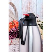 Cooker Ckr2116 3 Litre Çift Katlı Paslanmaz Çelik Termos Gri Cooker Ckr2116 3 Litre Çift Katlı Paslanmaz Çelik Termos Gri